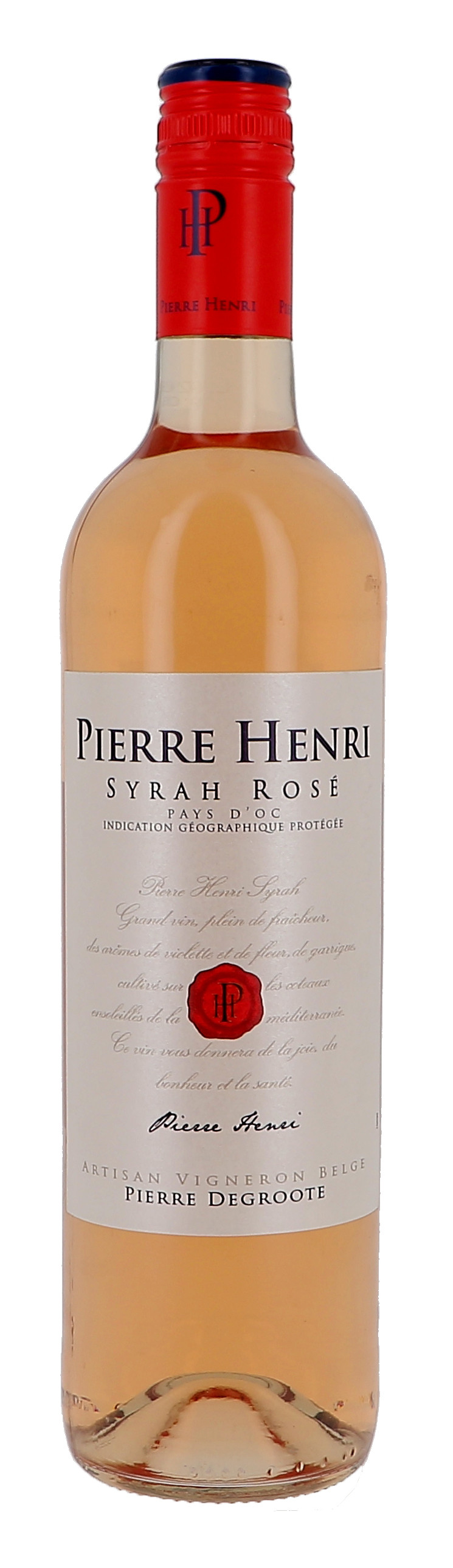 Syrah Rosé Pierre Henri 75cl Vin de Pays d'Oc Online Kopen - Nevejan