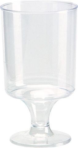 nietig Peave Sloppenwijk Plastiek borrelglas op voet 5cl 12st Jeneverglas Online Kopen - Nevejan