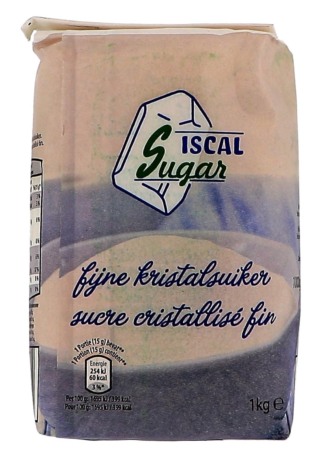 Sucre Cristallise fin 1kg Iscal Sugar - Nevejan