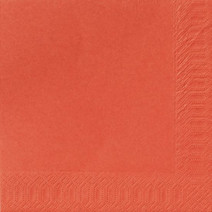 Serviettes en papier Terracotta 2-couches 40x40cm 125pc Duni