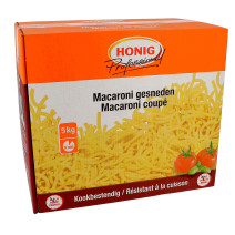 Honig pates macaroni coupé 5kg Professional resistant à la cuisson