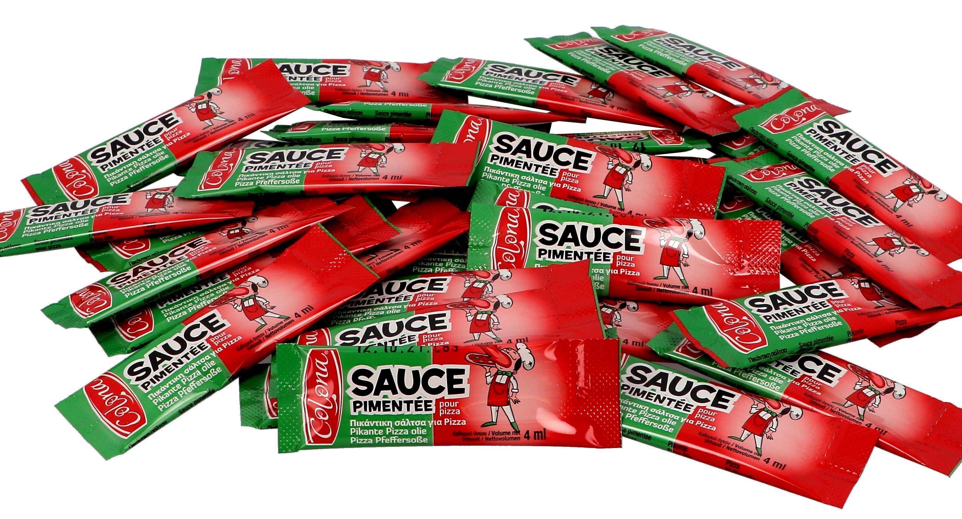 Spicy Sauce for Pizza Portions 200x4ml Colona - Nevejan