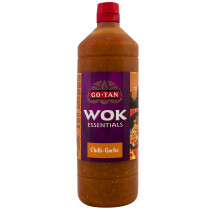 Wok essentials sauce chilli & garlic 1L Go Tan