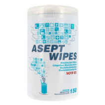 Asept Wipes for Surface Disinfection 150pcs Wipe Away