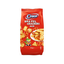 Brezel Crackers Mix assortment of pretzel snacks 4x750gr Croco