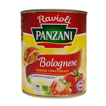 Panzani Ravioli bolognese 800gr canned