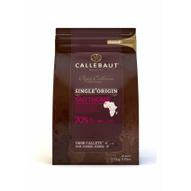 Barry Callebaut Origine Chocolate callets dark Sao Thomé 2,5kg 5.5lbs
